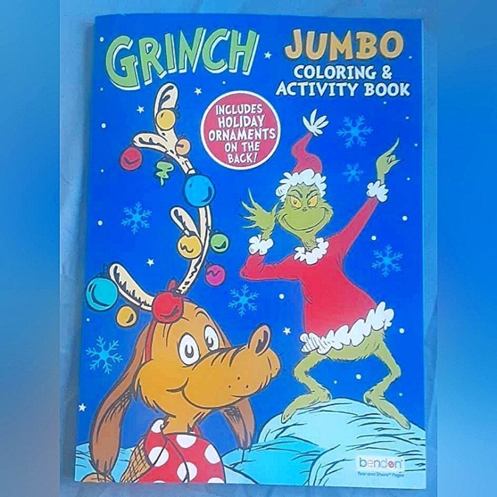 New Grinch Coloring and Activity Book